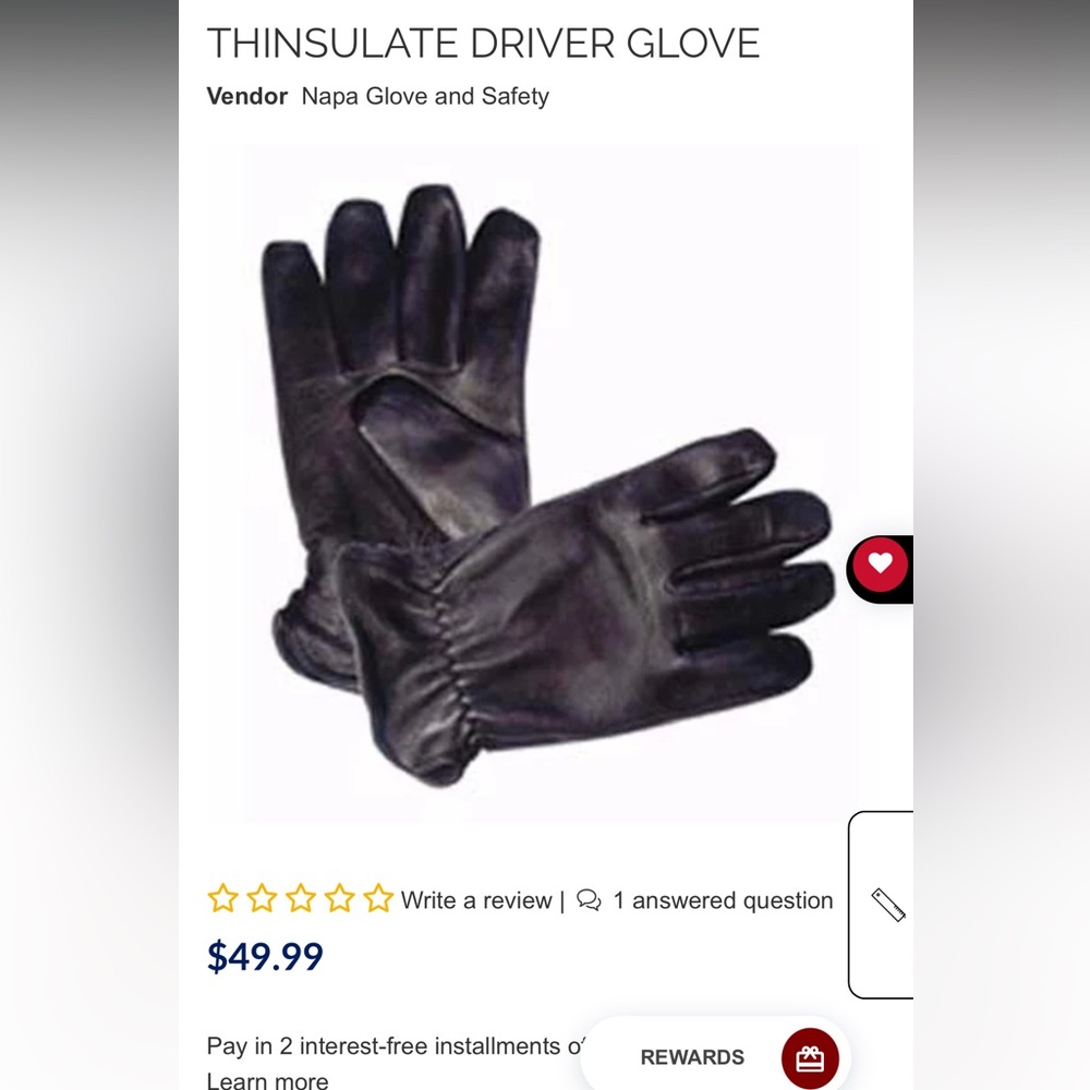THINSULATE GLOVE